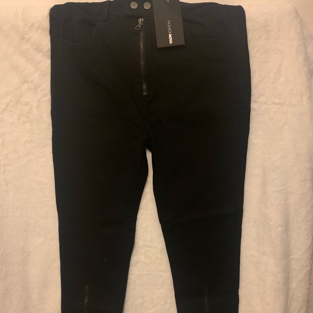 High Rise Black Jeans